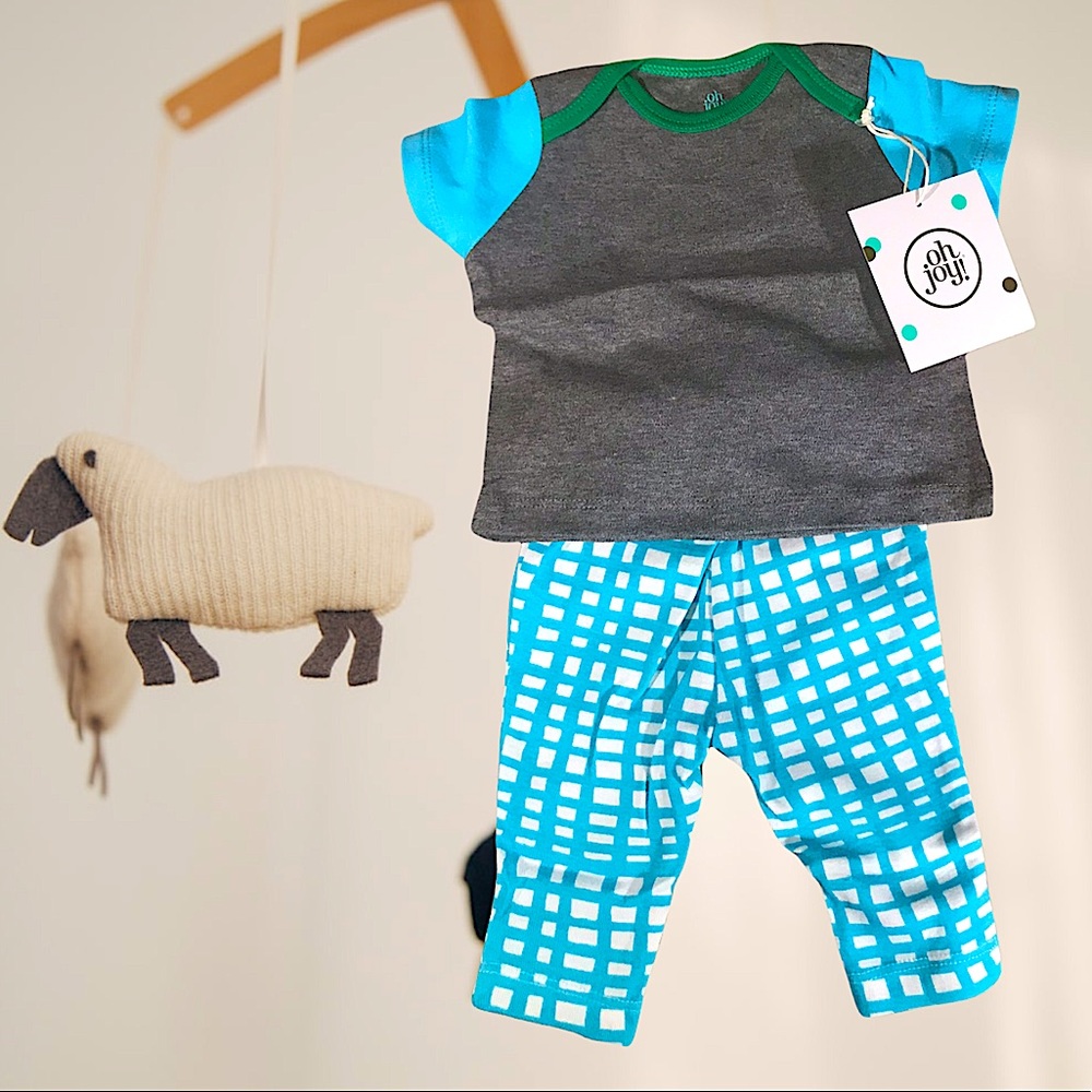 Oh Joy 2 piece set for baby 0-3 months